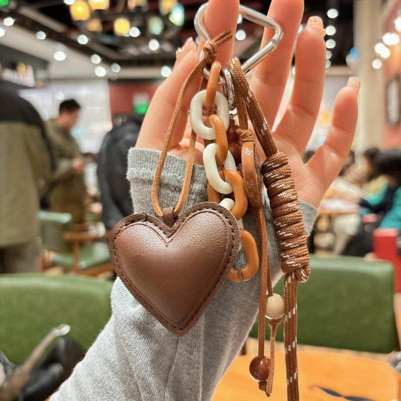 One-Piece Personalized Heart-Shaped Gourd Keychain, Woven And Detachable, Elegant And Suitable for Festivals, Banquets, Parties, Gifts for Friends And Family, Exquisite Gift