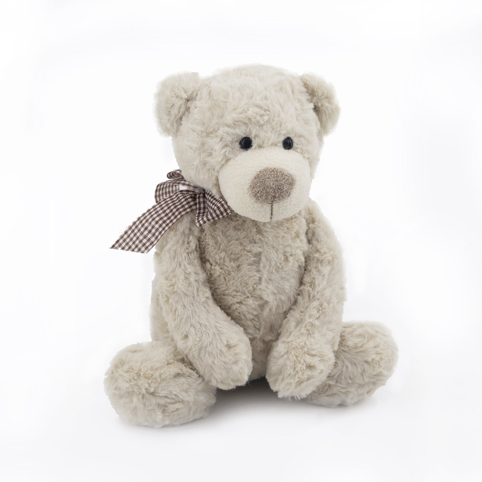 1pc a Plush Toy Featuring a Checkered Bow-Tie Bear And Dog, Measuring 35 Cm Or 13.77 Inches. This Soft-Filled Animal Is an Adorable Pet Plush Doll, Perfect for Various Dog Breeds
