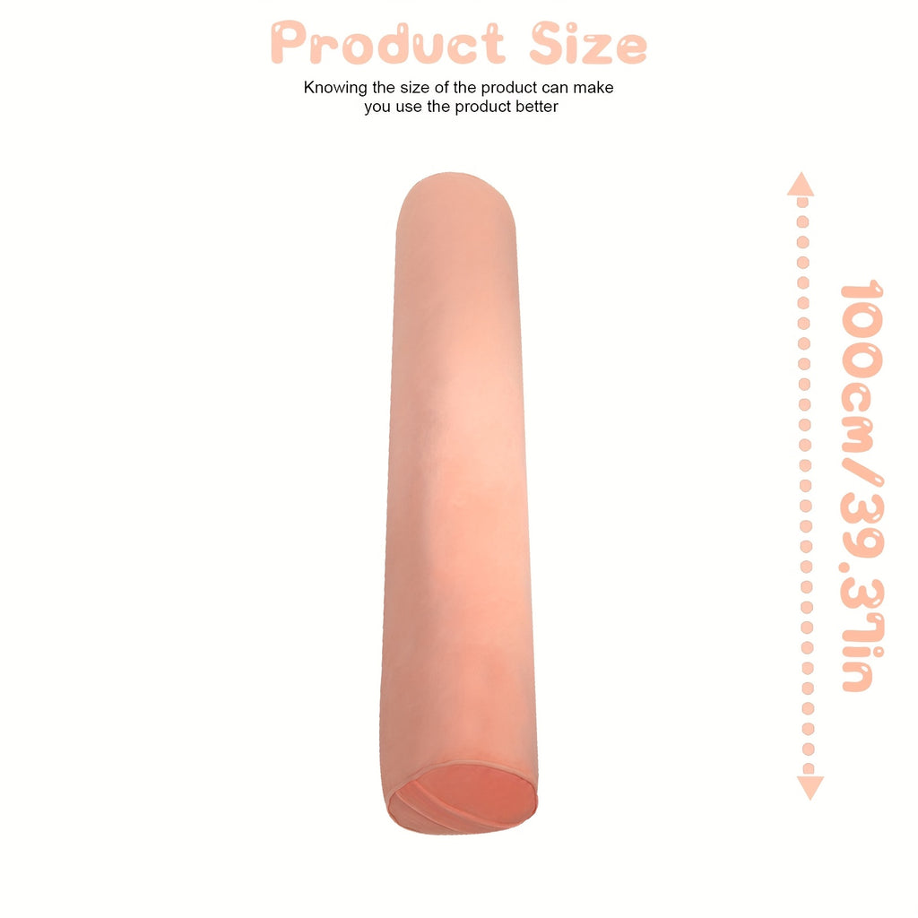 Modern Design | Body Pillow Modern Design | 1pc Adult Body Pillow | Removable Cover | Elongated Cylindrical Neck Roll | Versatile Use | Seasonal Theme | Zippered Polyester | Hand Wash Only | Texture | No Print