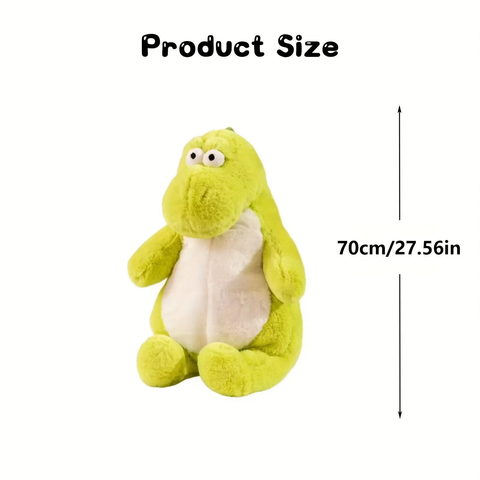 Cute Dinosaur Plush Doll, Cartoon Soft Throw Pillow, Dinosaur Stuffed Animals, Perfect Gift for Kids Family and Girlfriend, Birthday Halloween Christmas Valentine