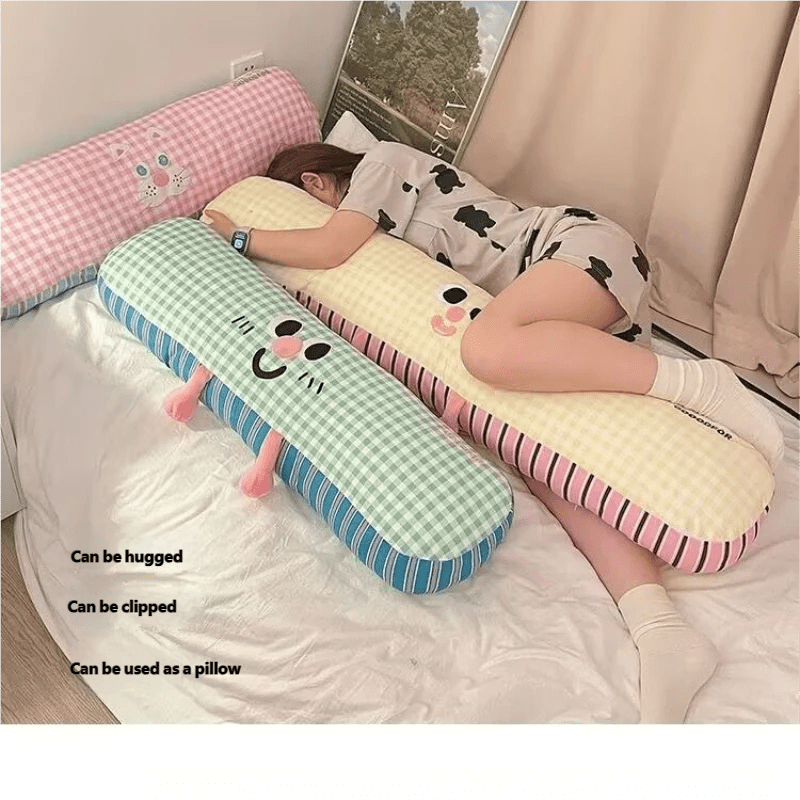27.56inch Long Pillow for Women to Sleep on Their Side, Breathable Cushion for The Head of The Bed, Can Be Used As a Footrest, Essential for Office Naps, Perfect As a Gift, a Must-Have for Best for Friends