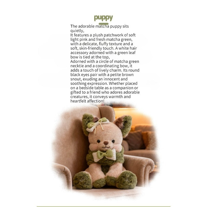 Matcha Puppy Pet Plush Toy Puppy Pet Plush Doll
