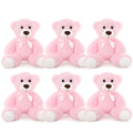 TF Rainbow Bear Set of Six in Pink - 13.78inch