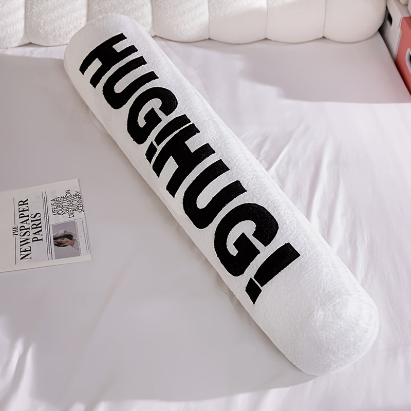 Pregnancy Pillow 1pc Medium Soft Polyester Fiber HUG Cylinder Long Barrel Pregnancy Pillow | Side Sleeping Clipper Pillow, Bedside Cushion for Women, Youngsters, Maternity Pillow