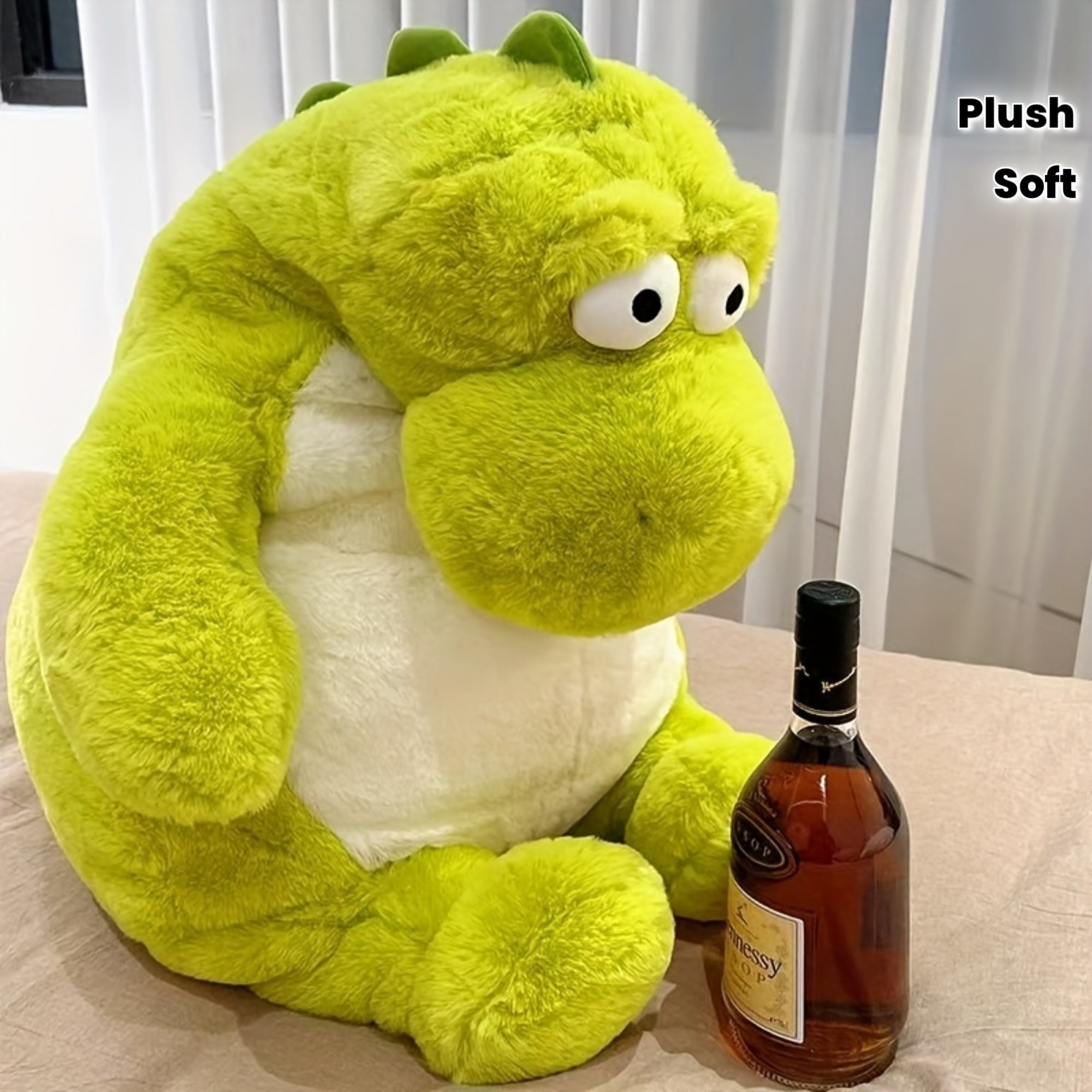 Cute Dinosaur Plush Doll, Cartoon Soft Throw Pillow, Dinosaur Stuffed Animals, Perfect Gift for Kids Family and Girlfriend, Birthday Halloween Christmas Valentine