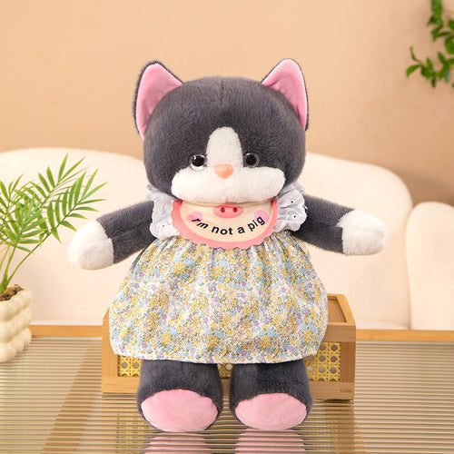1pc 35cm\u002F 13.87in Artificial Mink Kitten and Dog Toy | Soft Polyester Filling, Cute Household Item, Suitable for All Dogs