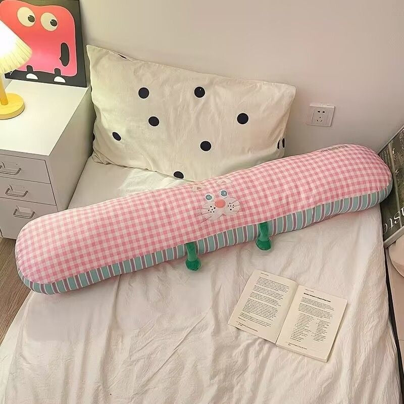 27.56inch Long Pillow for Women to Sleep on Their Side, Breathable Cushion for The Head of The Bed, Can Be Used As a Footrest, Essential for Office Naps, Perfect As a Gift, a Must-Have for Best for Friends
