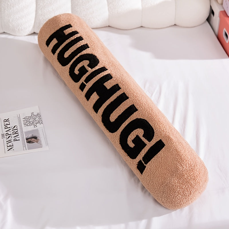Pregnancy Pillow 1pc Medium Soft Polyester Fiber HUG Cylinder Long Barrel Pregnancy Pillow | Side Sleeping Clipper Pillow, Bedside Cushion for Women, Youngsters, Maternity Pillow