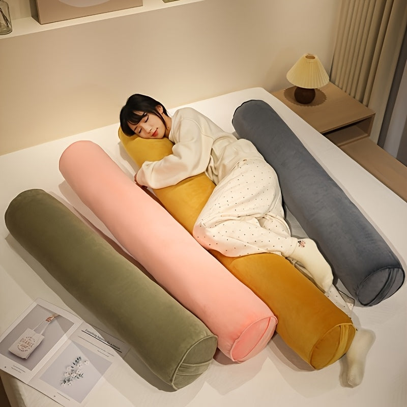 Modern Design | Body Pillow Modern Design | 1pc Adult Body Pillow | Removable Cover | Elongated Cylindrical Neck Roll | Versatile Use | Seasonal Theme | Zippered Polyester | Hand Wash Only | Texture | No Print