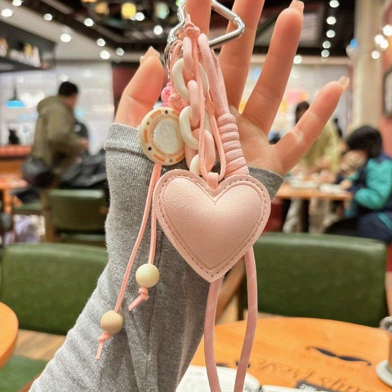 One-Piece Personalized Heart-Shaped Gourd Keychain, Woven And Detachable, Elegant And Suitable for Festivals, Banquets, Parties, Gifts for Friends And Family, Exquisite Gift