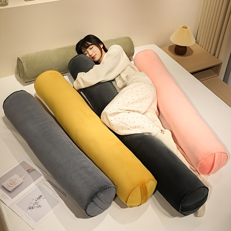 Modern Design | Body Pillow Modern Design | 1pc Adult Body Pillow | Removable Cover | Elongated Cylindrical Neck Roll | Versatile Use | Seasonal Theme | Zippered Polyester | Hand Wash Only | Texture | No Print