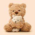 Cute Teddy Bear Plush Toy • Cartoon Bear Holding A Little\u002FMini Bear Dolls • Funny Soft Stuffed Interactive Doll • Cozy Home Sofa Decor Plush for Bedroom Desk Decoration Items • Gift for Family and Friends