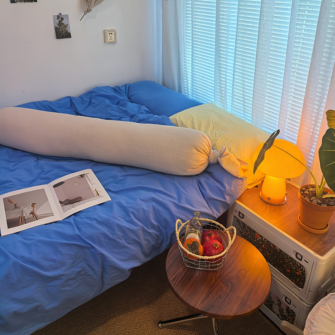 One Body Pillow, Maternity Sleeping Cushion, Long Striped Lollipop-Shaped Hugging Bolster, Waist Support and Side Sleeper Leg Wedge