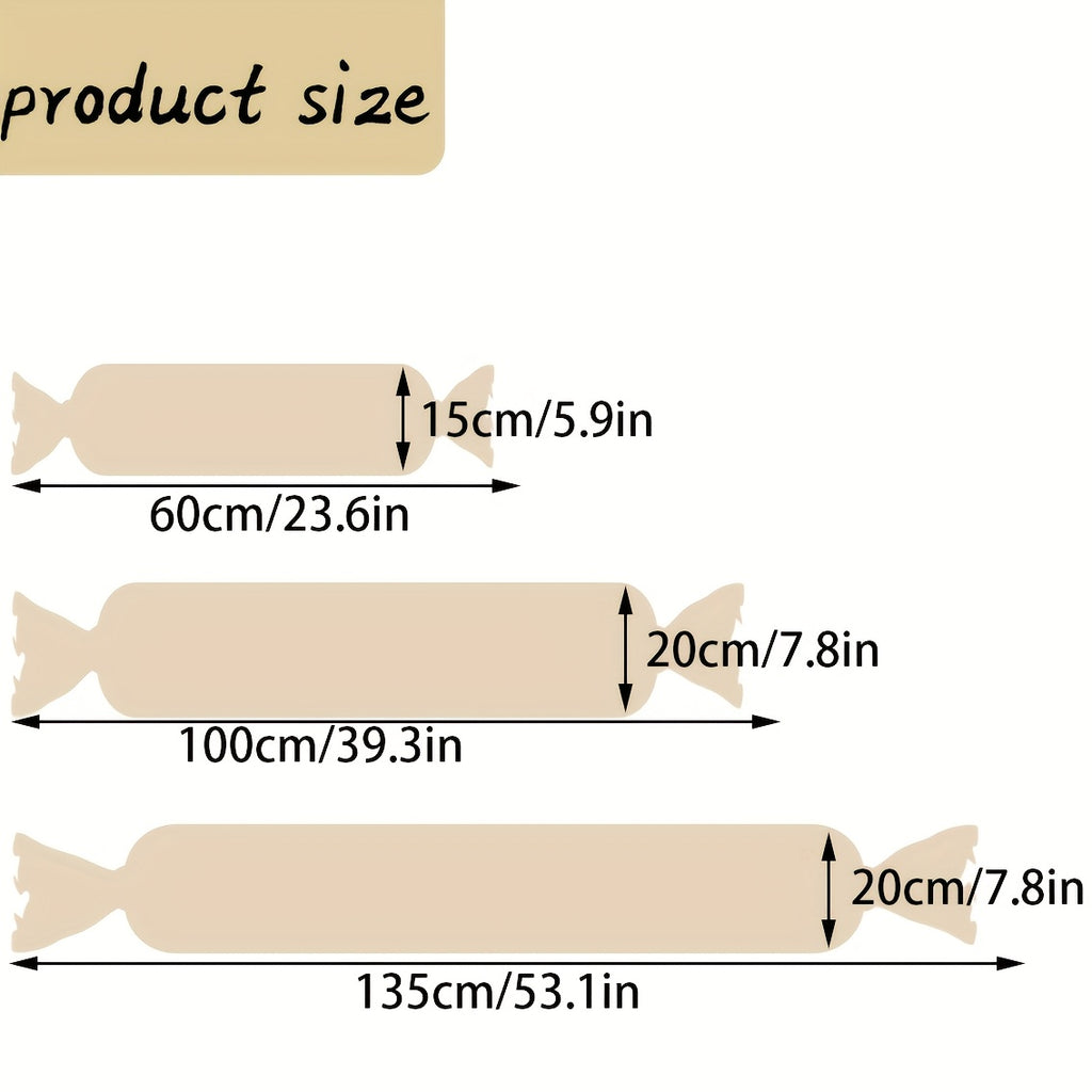One Body Pillow, Maternity Sleeping Cushion, Long Striped Lollipop-Shaped Hugging Bolster, Waist Support and Side Sleeper Leg Wedge